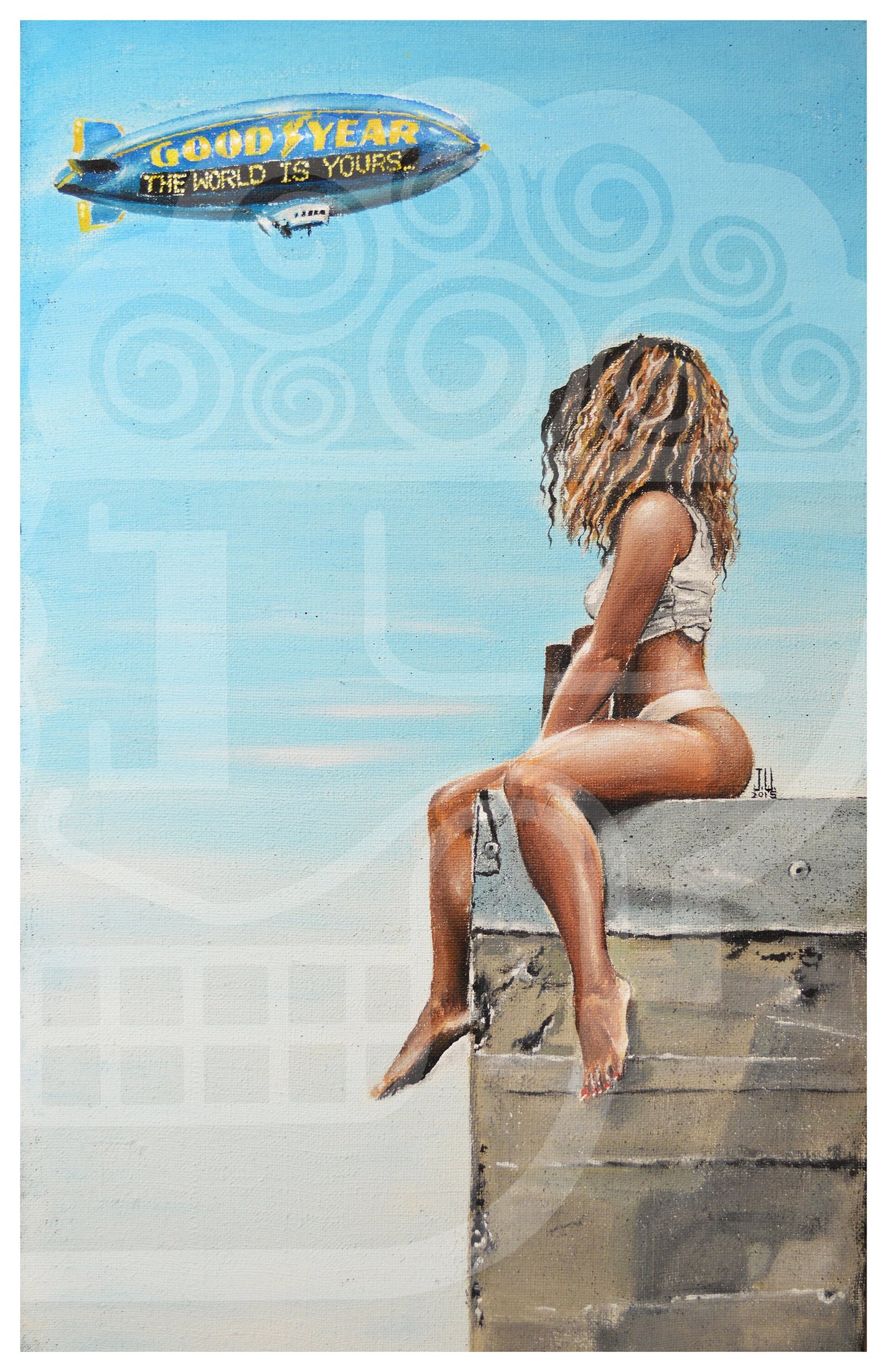 JEREMY WORST The World is Yours Artwork Signed Poster Print poster sizes nsfw Nudes tattoo fashion sexy woman anime dragon con cosplay