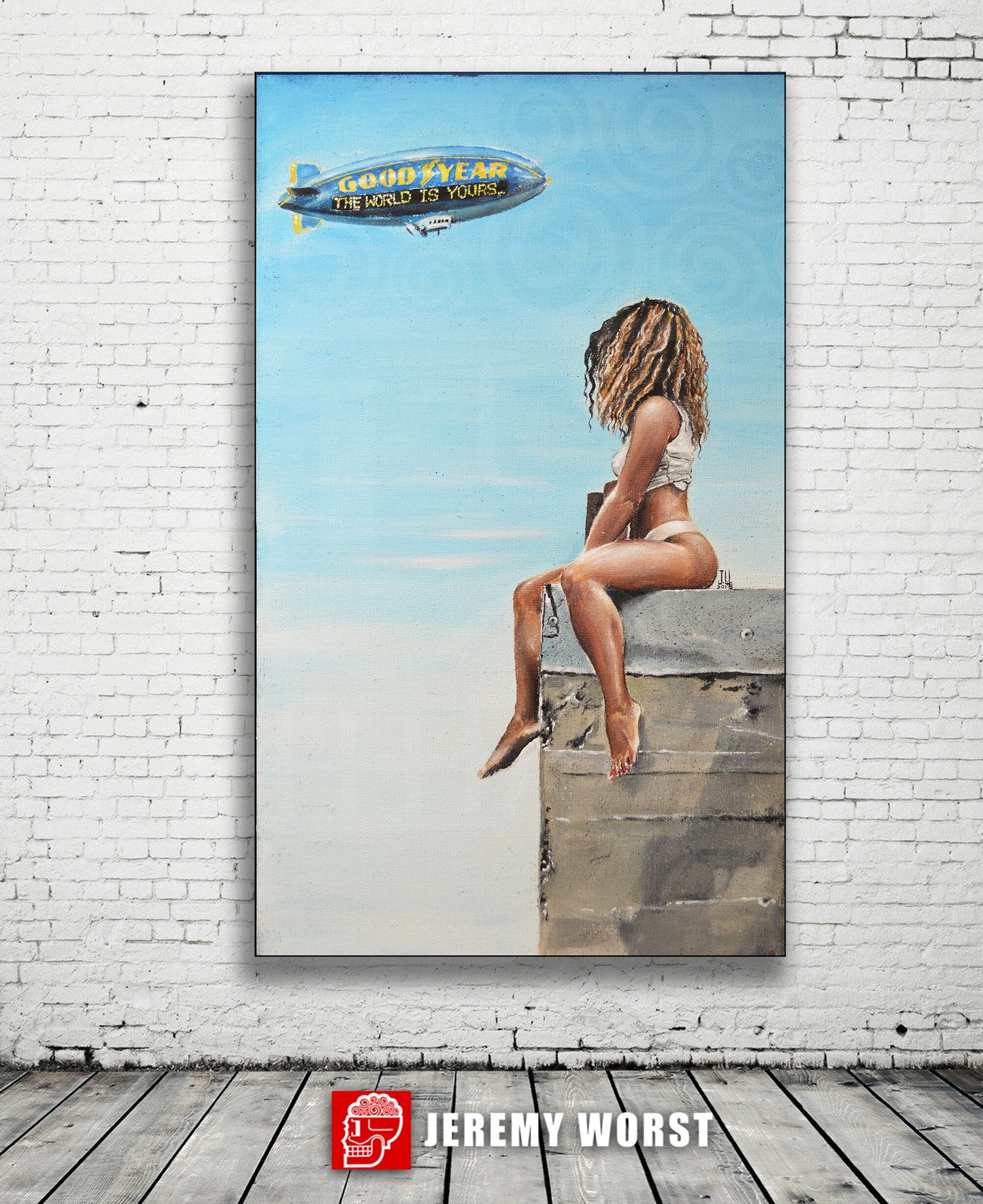 JEREMY WORST The World is Yours Artwork Signed Poster Print poster sizes nsfw Nudes tattoo fashion sexy woman anime dragon con cosplay