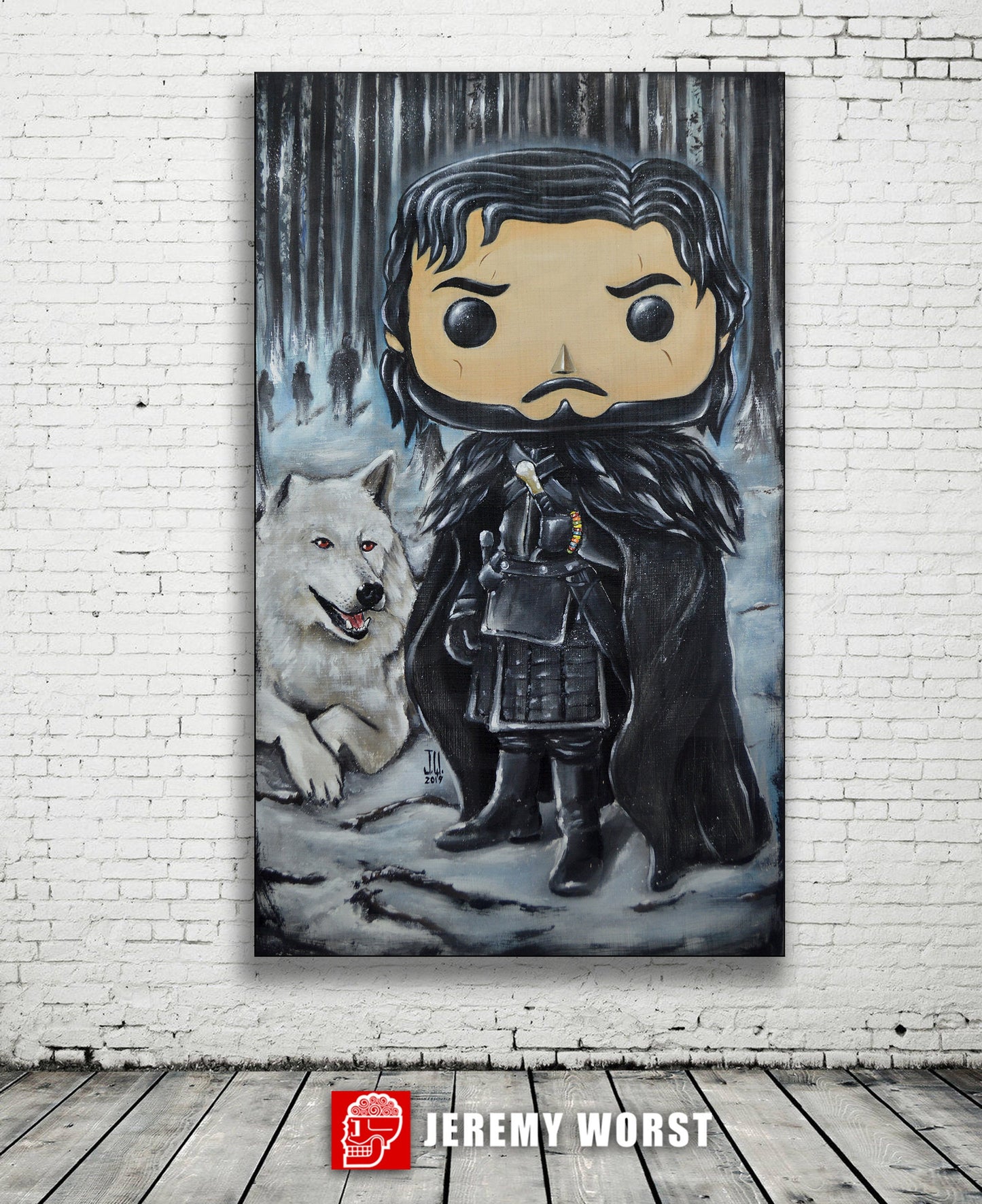 Jon Pop Snow Jeremy Worst Game of Thrones Cosplay full art painting fan art Queen Slayer needle original funko dragon ghost nights watch