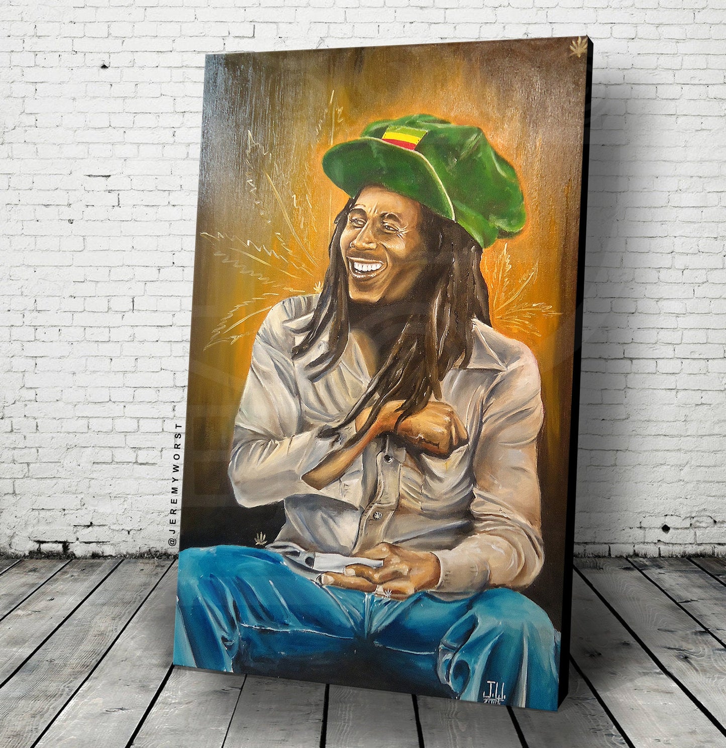 jewelry nsfw sexBOB MARLEY by Jeremy Worst Giclee Canvas Print weed smile rasta Jamaican anime nsfw sticker