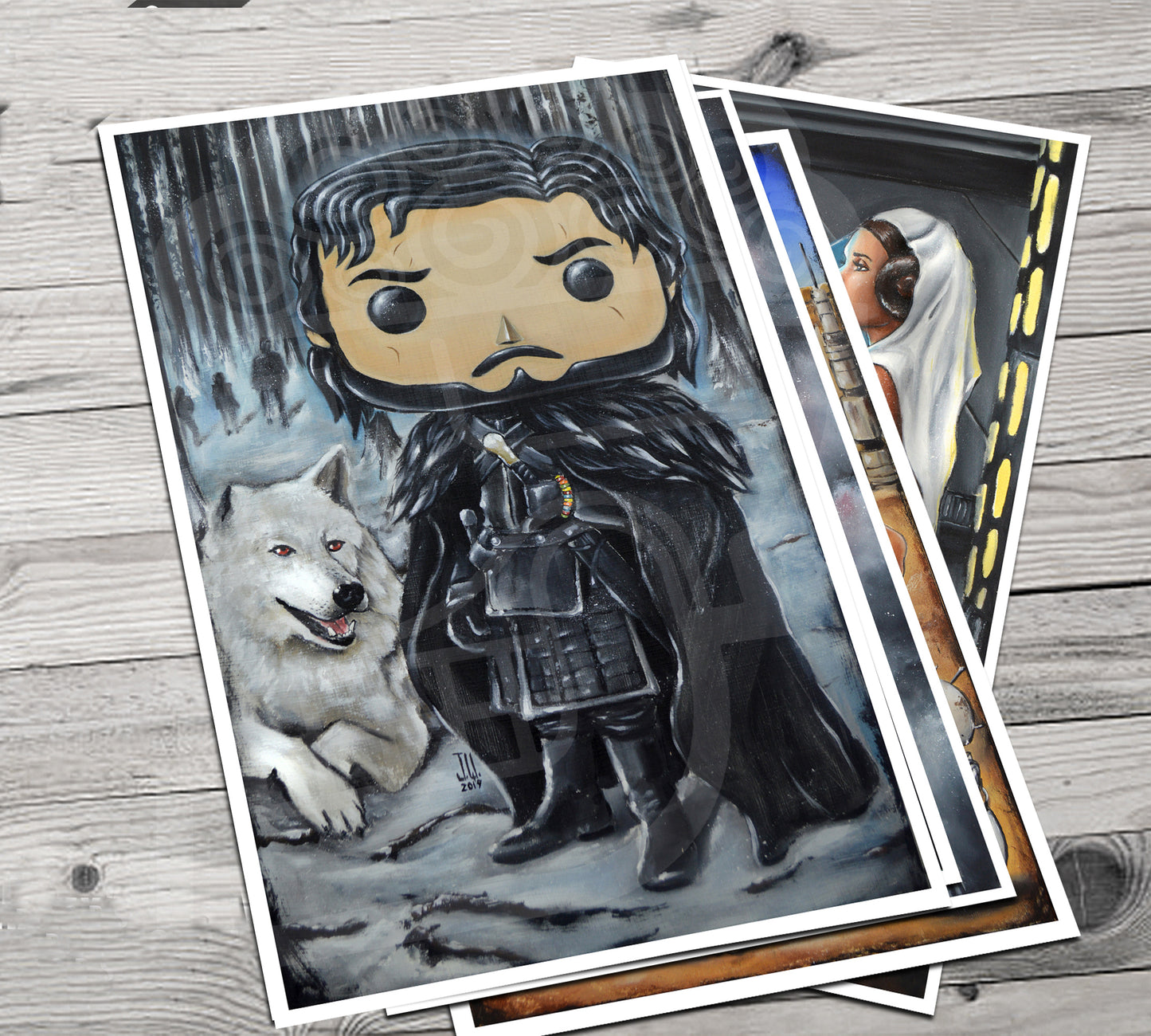 Jon Pop Snow Jeremy Worst Game of Thrones Cosplay full art painting fan art Queen Slayer needle original funko dragon ghost nights watch